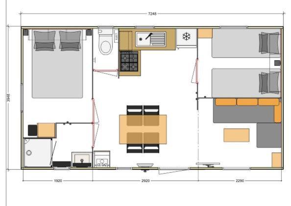 Camping Les Auches อองเซลล์ ภายนอก รูปภาพ